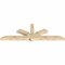 Ekena Millwork Redmond Rough Sawn Timber Gable Bracket, Douglas Fir, 108"W x 36"H x 6"D x 6"F, 8/12 Pitch GBW108X36X0606RED00RDF - alternate 2